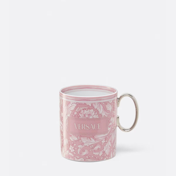 VERSACE PINK BAROCCO MUG 1 PIECE