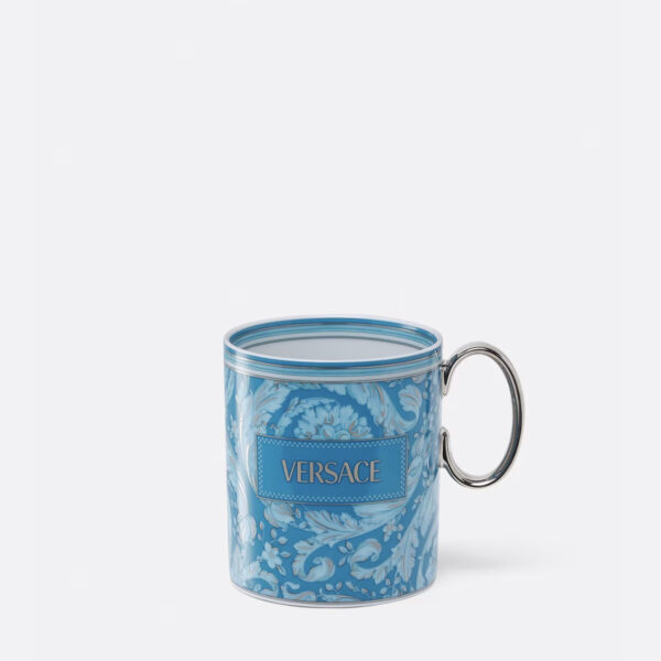 VERSACE BLUE BAROCCO MUG 1 PIECE