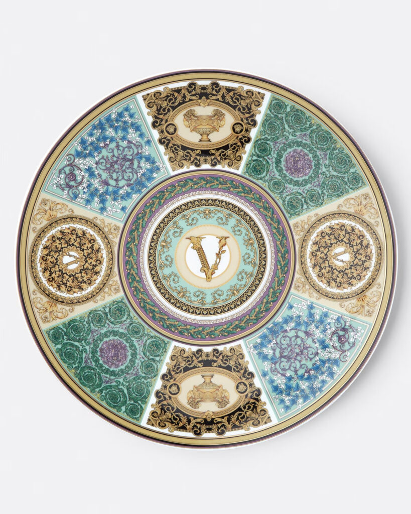 BAROCCO MOSAIC CHARGER PLATE 33 CM...