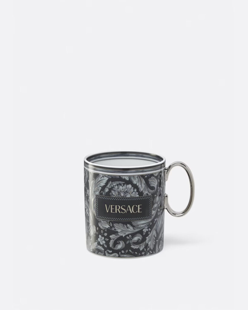 BLACK BAROCCO MUG