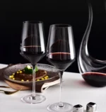 Luxury Crystal Colorful Glass Wine Decanter Red Wine Goblet Set