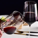 Luxury Crystal Colorful Glass Wine Decanter Red Wine Goblet Set