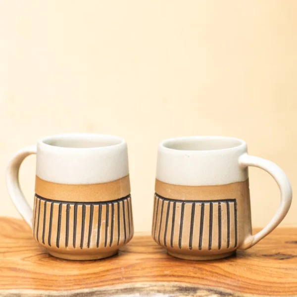 Matte ceramic coffee mug