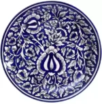 HANDMADE BLUE MUGHAL PRINT DINNER PLATE (PACK OF 6) 10 INCH, MICROWAVE SAFE, PERFECT FOR GIFTING DINNERWARE PLATE