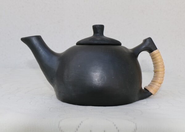 ERPENTINE STONE TEA POT| BLACK STONE POTTERY KETTLE (700-800ML)