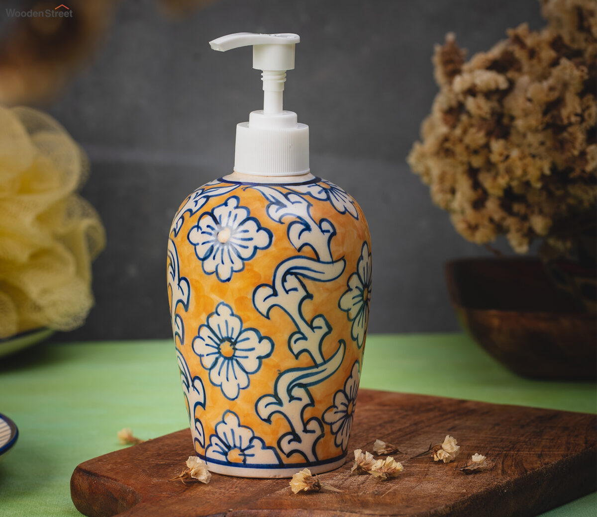 Ceramic Liquid Soap Dispenser/ Handwash Bottle/ Multipurpose Liquid Dispenser/Liquid Dispenser Multicolor