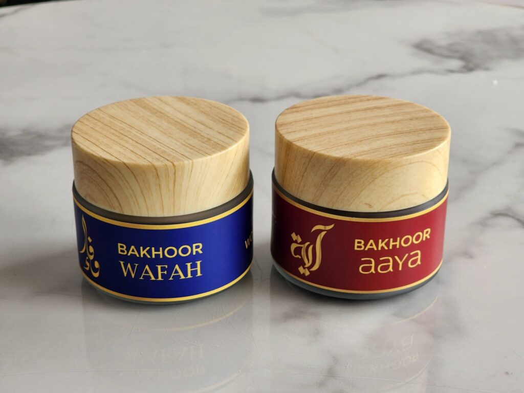 BAKHOOR WAFAH (BLUE) & BAKHOOR ‘AAYA’ (MAROON) COMBO